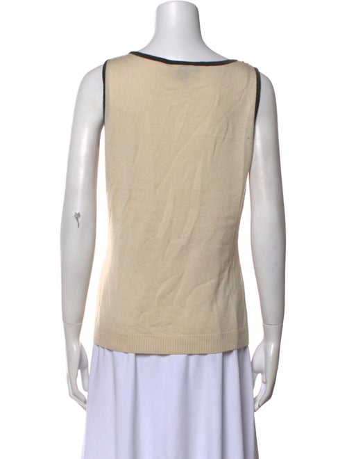 St. John Wool Scoop Neck Top