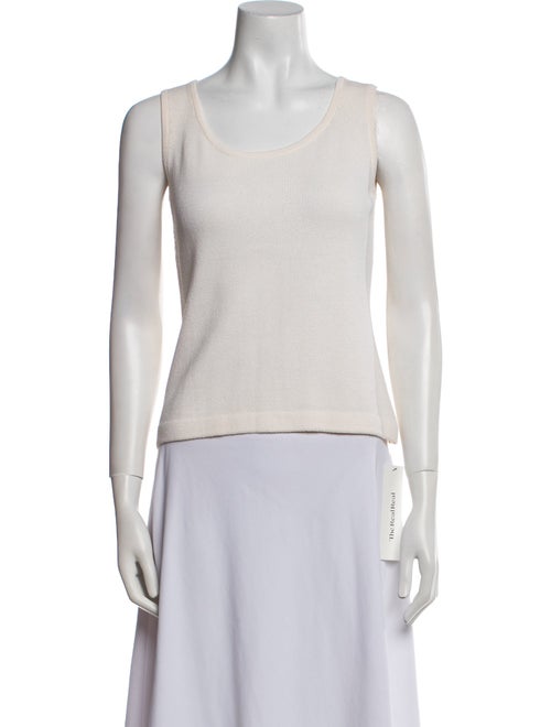St. John Wool Scoop Neck Top