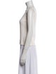 St. John Wool Scoop Neck Top