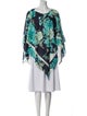 St. John Collection Silk Floral Print Shawl