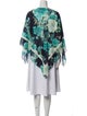 St. John Collection Silk Floral Print Shawl