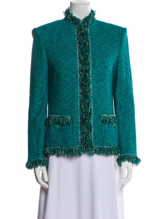 St. John Tweed Pattern Evening Jacket