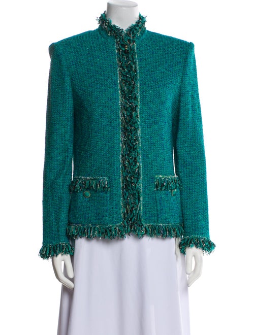 St. John Tweed Pattern Evening Jacket