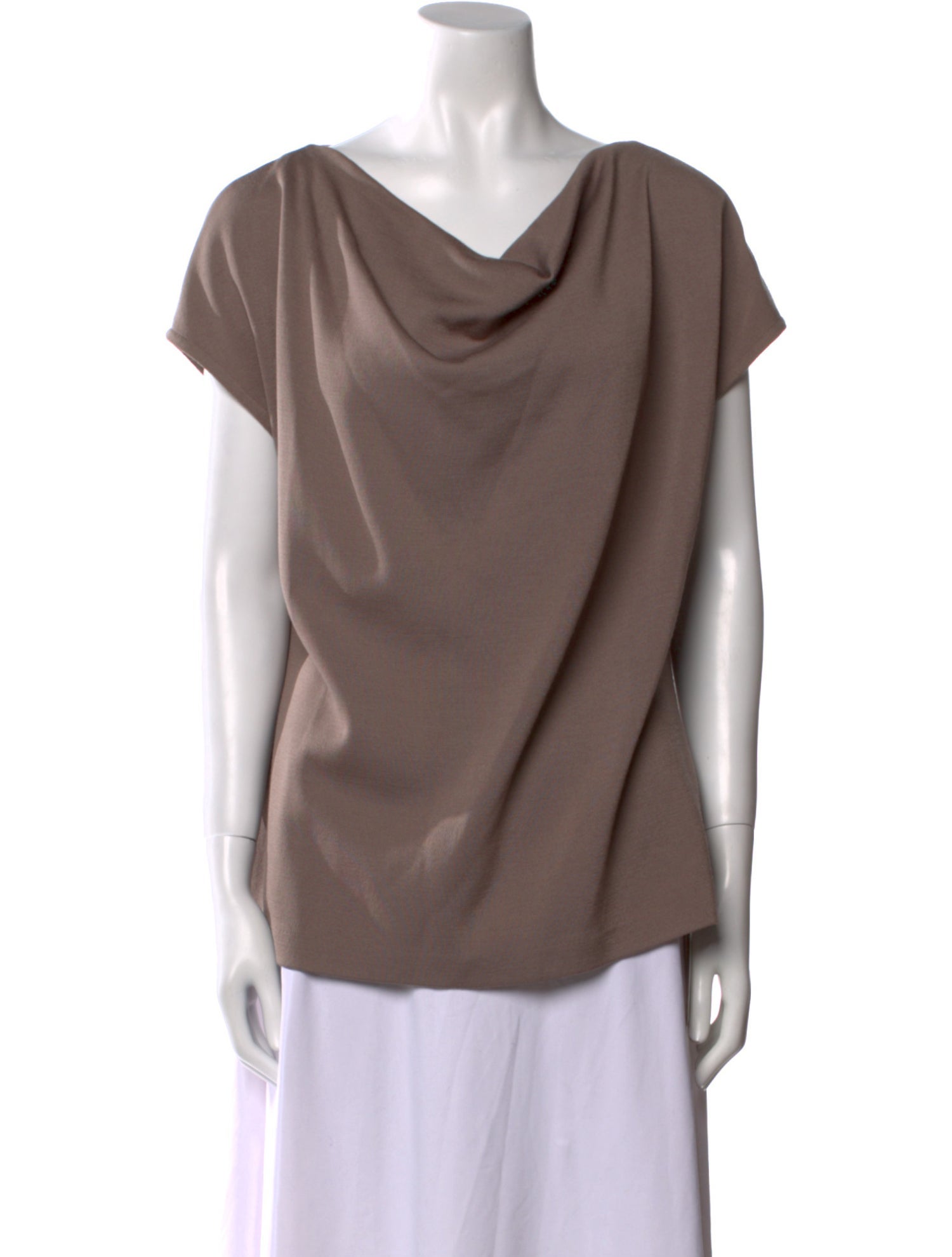 St. John Cowl Neck Sweater