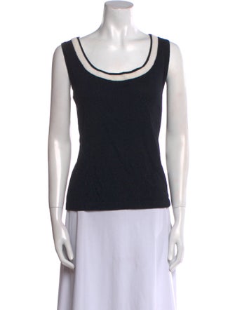 St. John Wool Scoop Neck Sweater