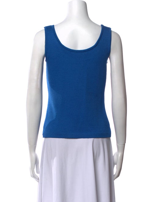 St. John Wool Scoop Neck Top