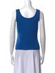 St. John Wool Scoop Neck Top