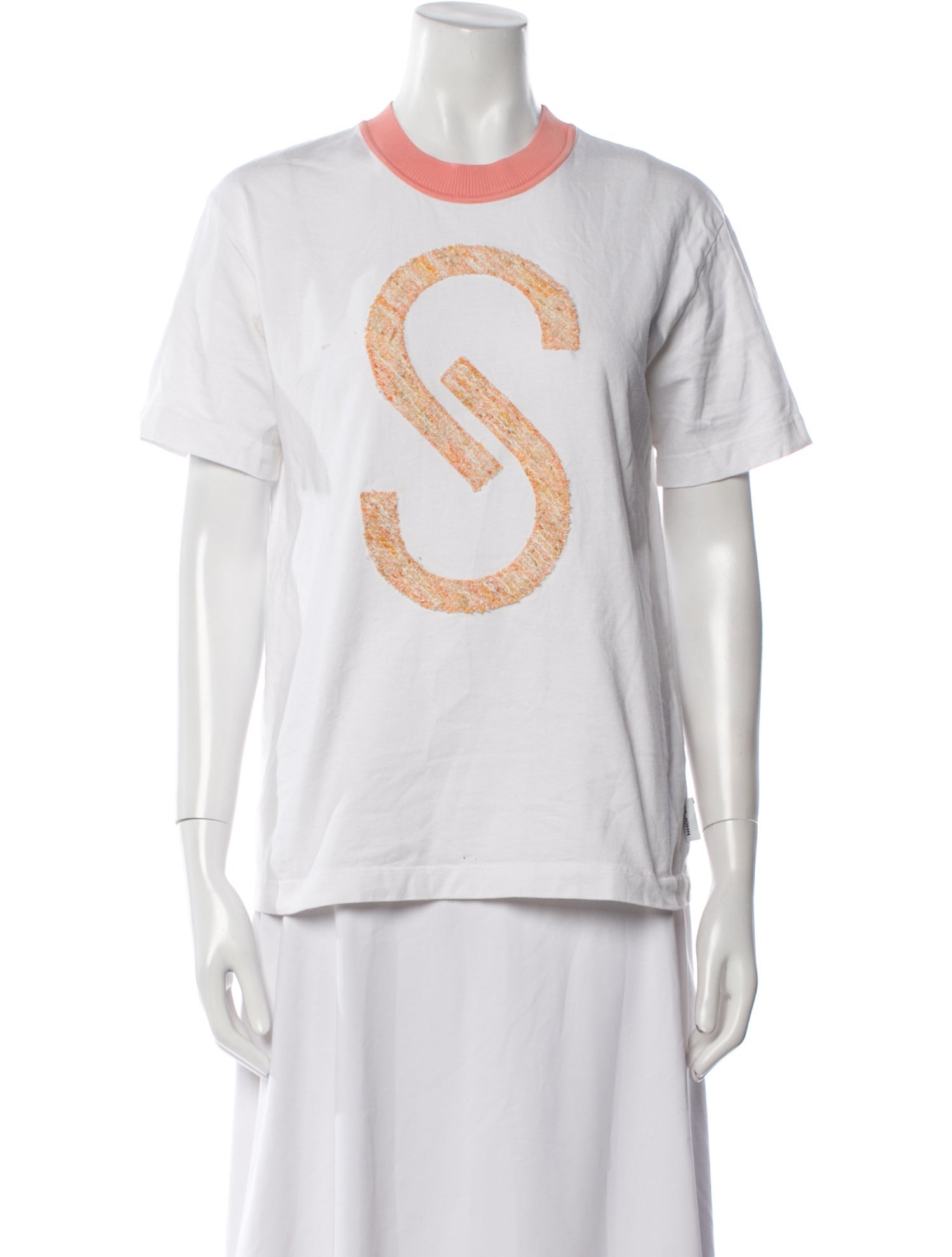 St. John Graphic Print Crew Neck T-Shirt