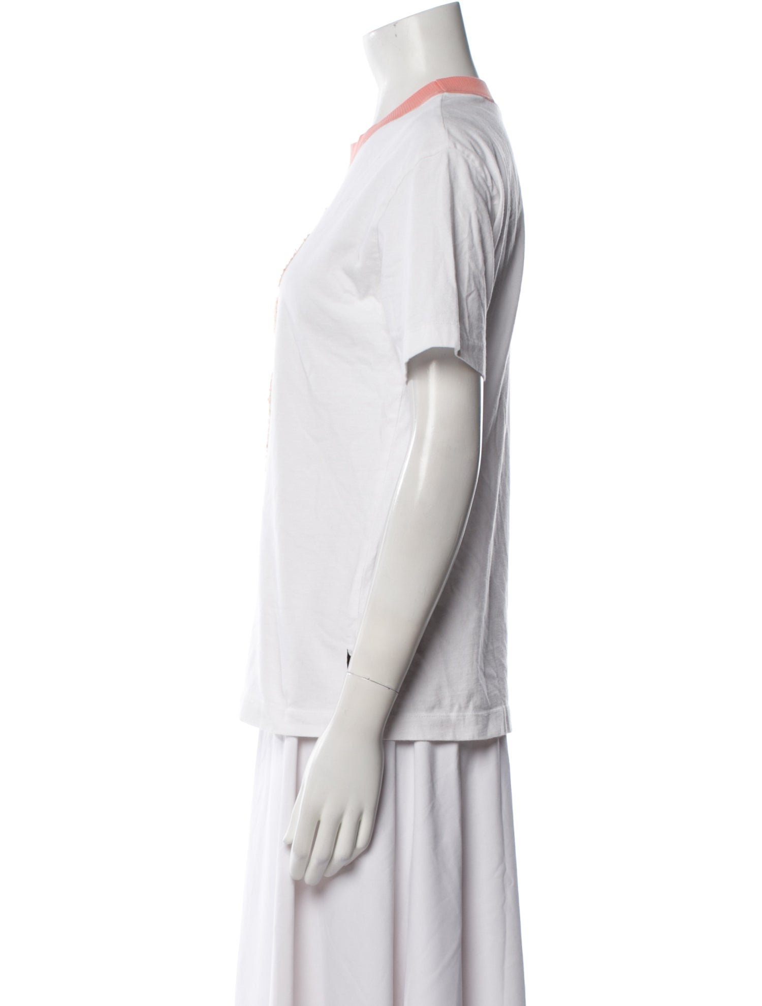 St. John Graphic Print Crew Neck T-Shirt