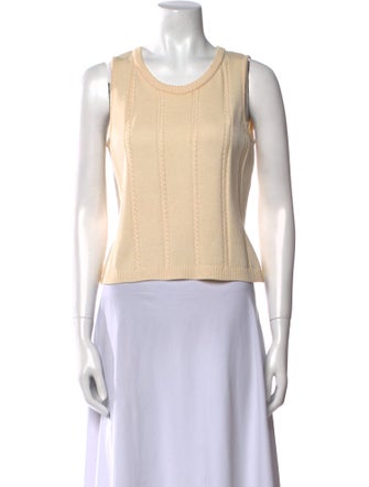 St. John Wool Scoop Neck Sweater