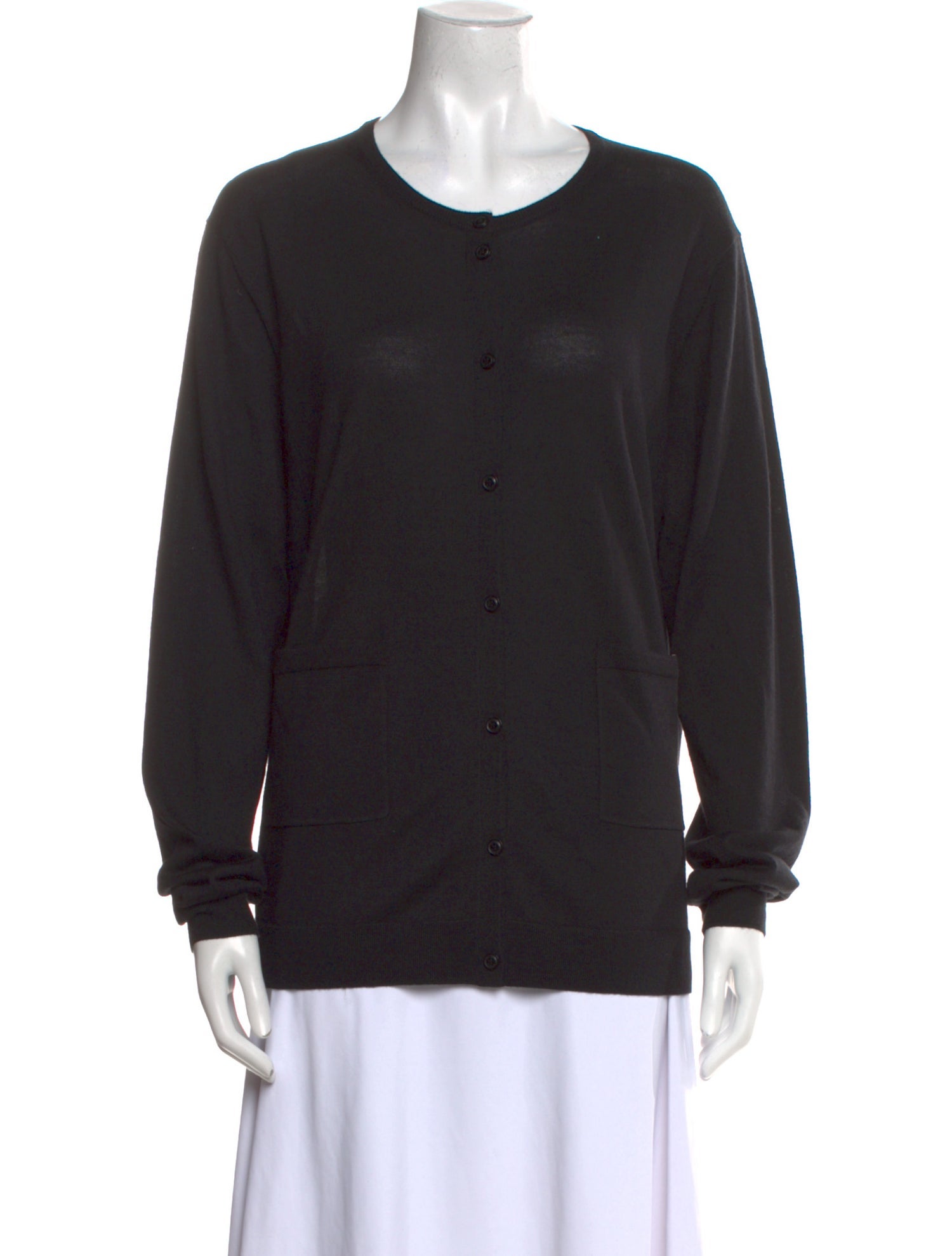 St. John Wool Scoop Neck Sweater