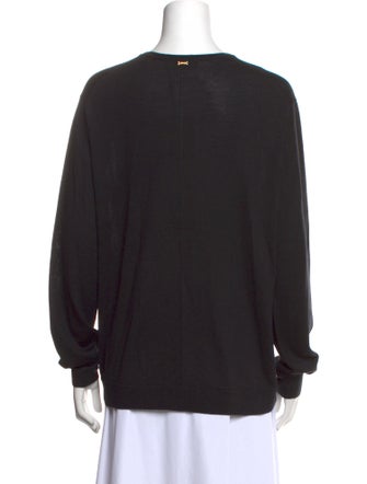 St. John Wool Scoop Neck Sweater