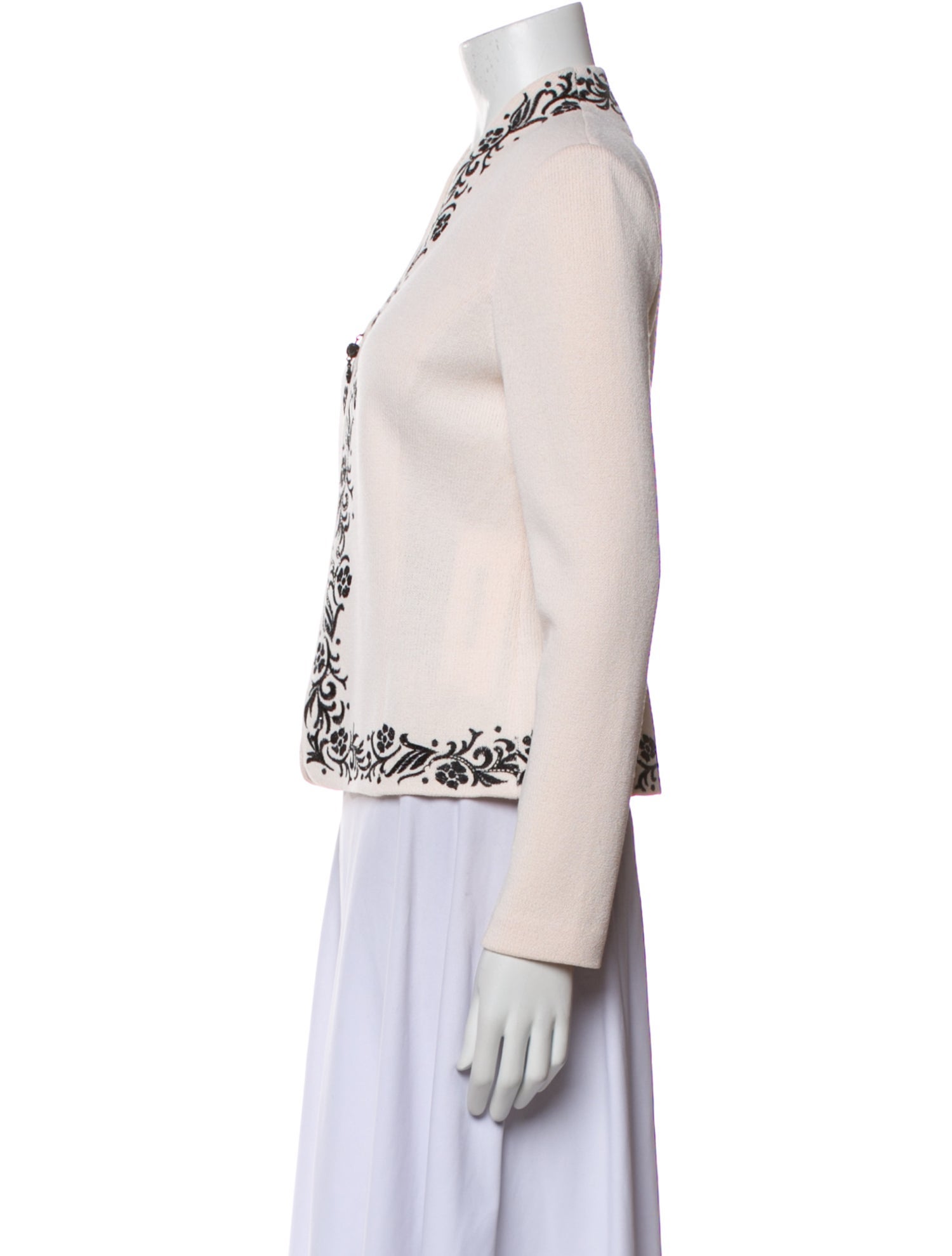 St. John Graphic Print Evening Jacket