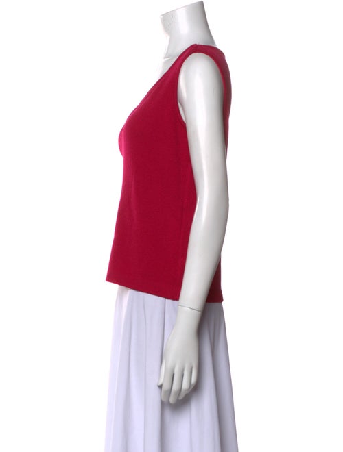 St. John Wool Scoop Neck Top