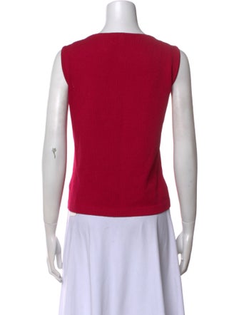 St. John Wool Scoop Neck Top
