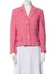 St. John Couture Tweed Pattern Blazer