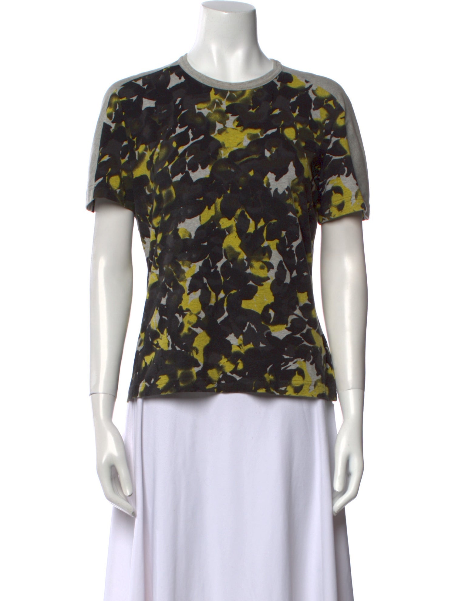 St. John Printed Crew Neck T-Shirt