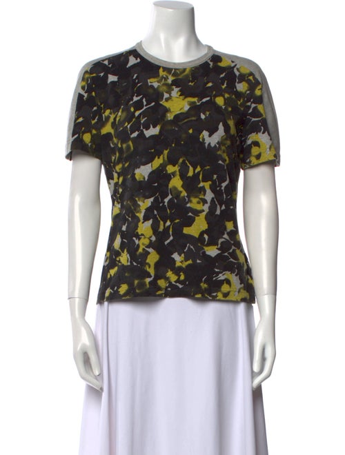 St. John Printed Crew Neck T-Shirt