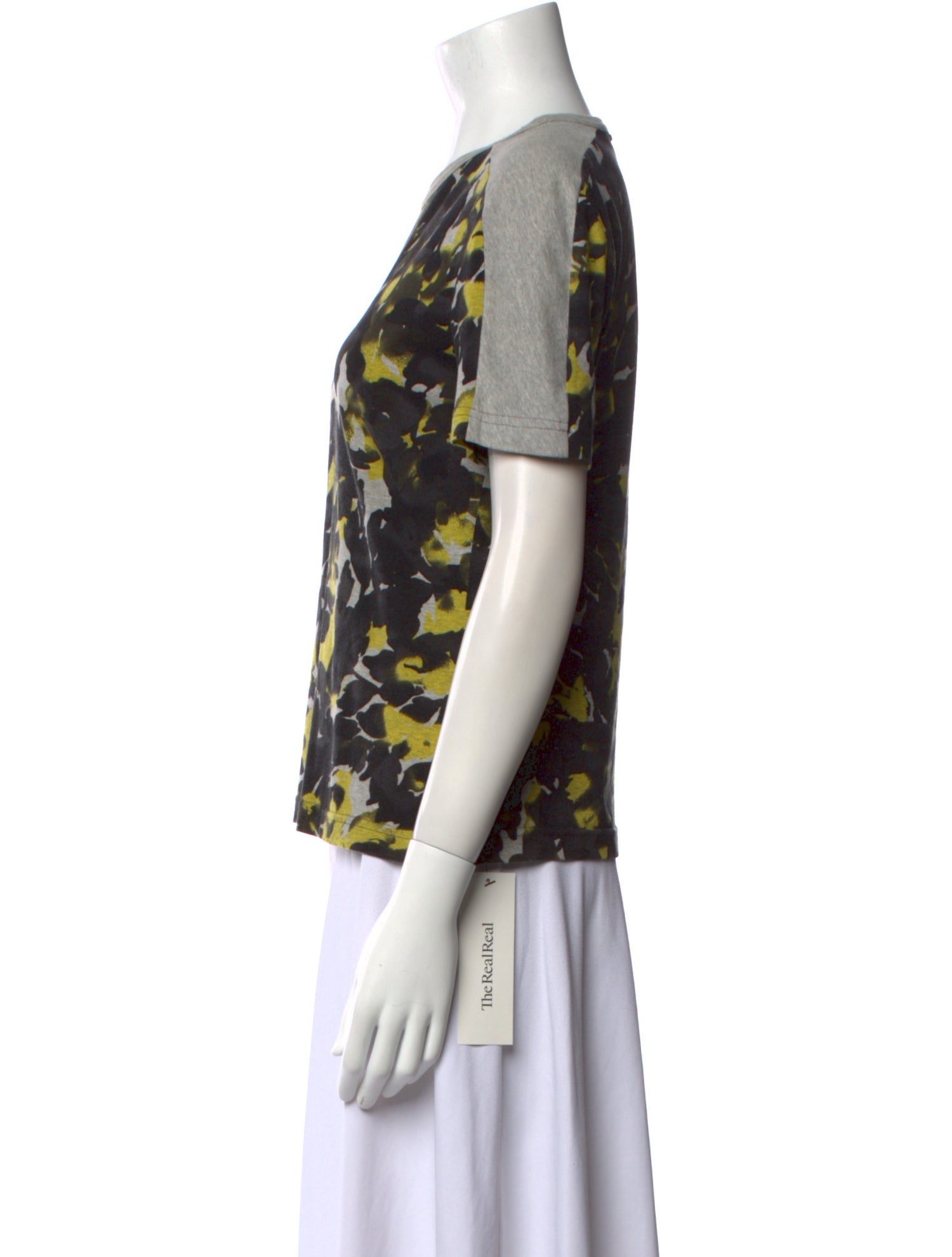 St. John Printed Crew Neck T-Shirt