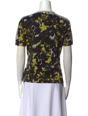 St. John Printed Crew Neck T-Shirt