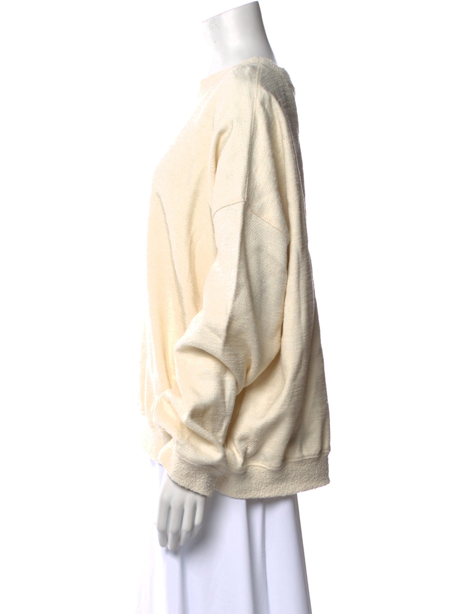 St. John Scoop Neck Long Sleeve Sweatshirt w/ Tags