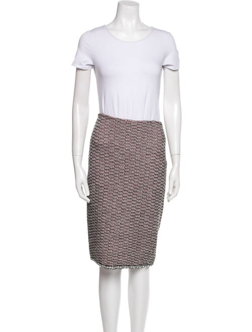 St. John Printed Skirt Suit