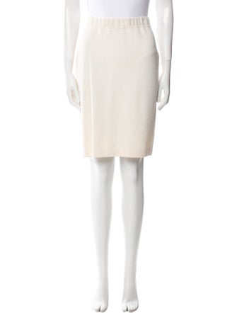 St. John Wool Knee-Length Skirt