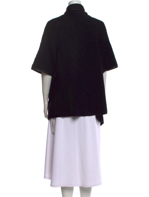 St. John Wool Open Front Sweater