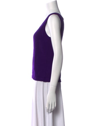 St. John Wool Scoop Neck Top