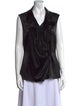 St. John V-Neck Sleeveless Blouse