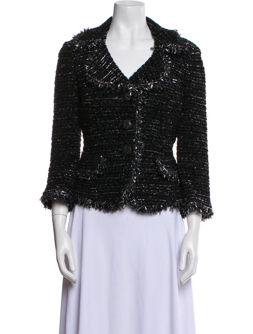 St. John Tweed Pattern Evening Jacket