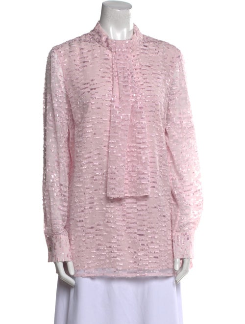 St. John Mock Neck Long Sleeve Tunic