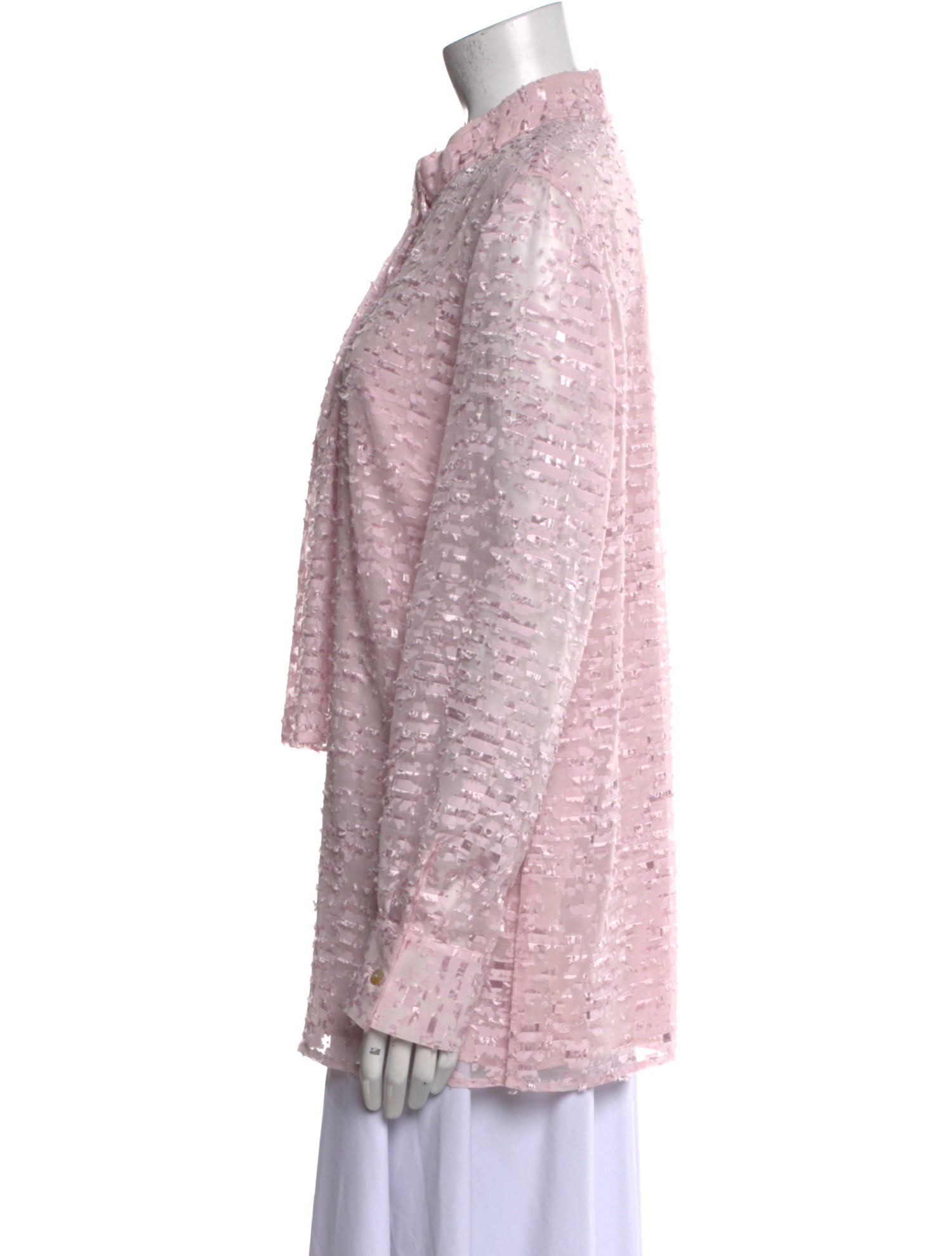 St. John Mock Neck Long Sleeve Tunic