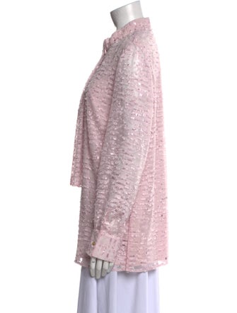 St. John Mock Neck Long Sleeve Tunic