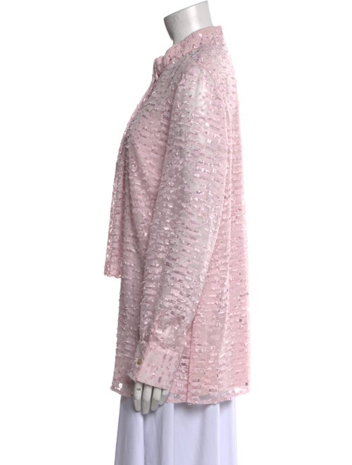 St. John Mock Neck Long Sleeve Tunic