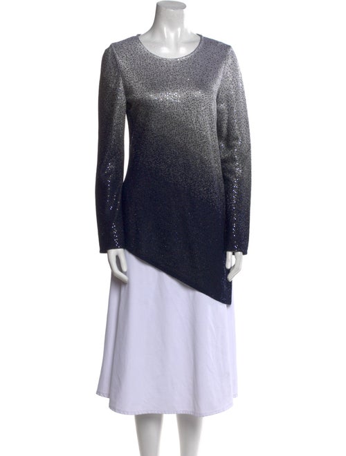 St. John Crew Neck Long Sleeve Tunic