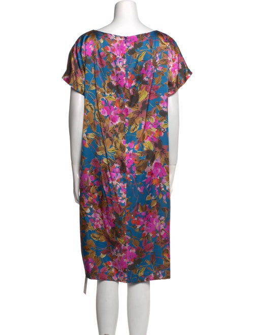 St. John Silk Knee-Length Dress