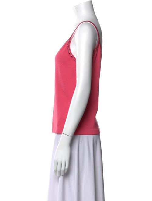 St. John Wool V-Neck Top