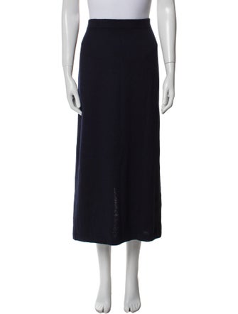 St. John Wool Midi Length Skirt