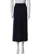 St. John Wool Midi Length Skirt