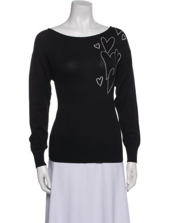 St. John Bateau Neckline Sweater