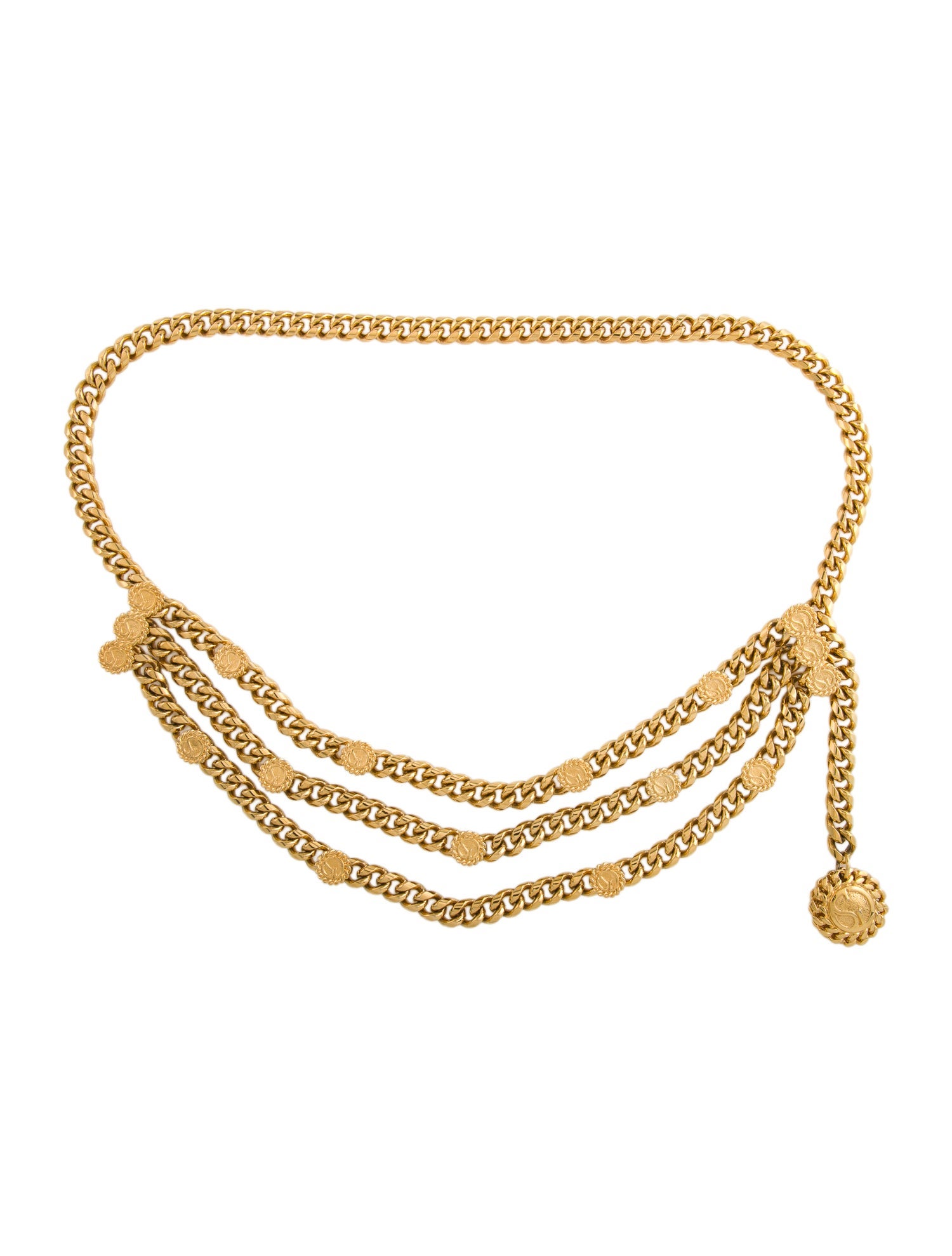 St. John Wide Metal Waist Belt