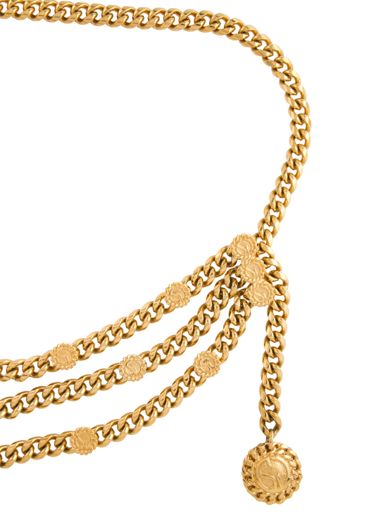 St. John Wide Metal Waist Belt