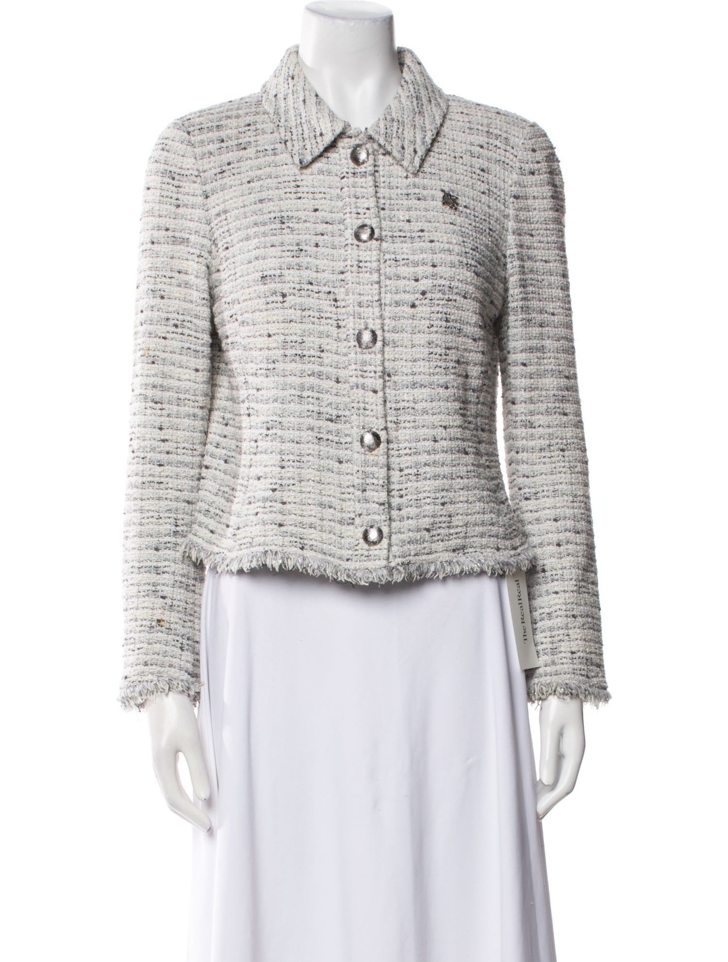 St. John Tweed Pattern Evening Jacket