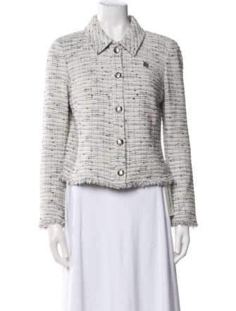 St. John Tweed Pattern Evening Jacket