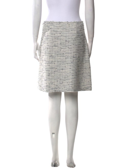St. John Tweed Pattern Mini Skirt
