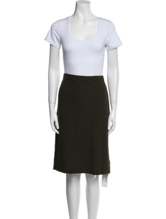 St. John Crystal Embellishments Skirt Set