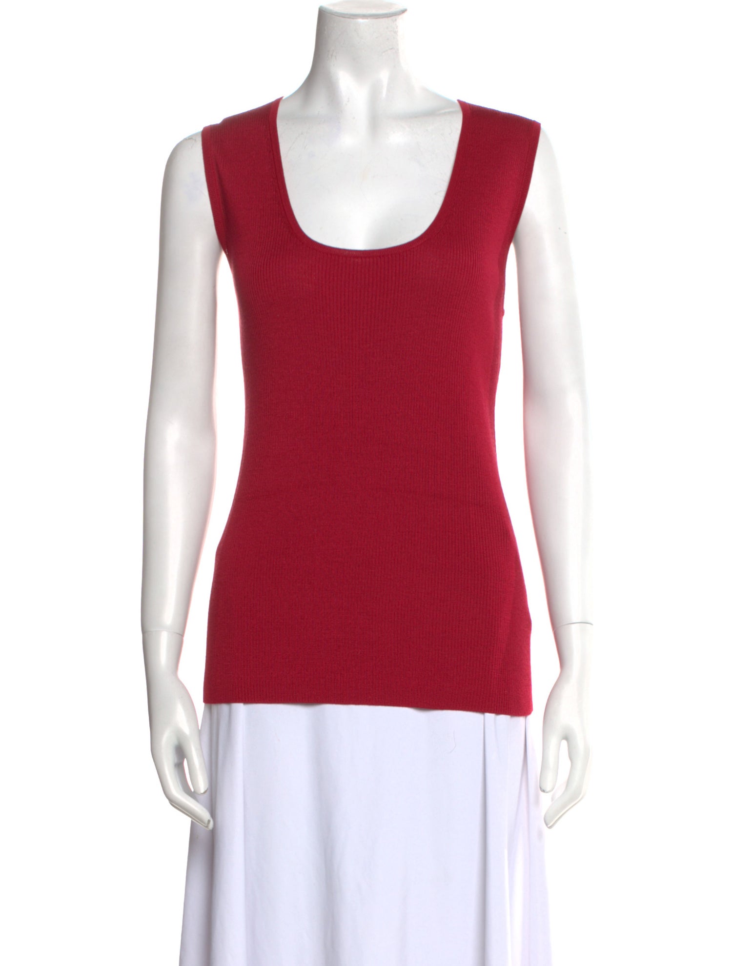 St. John Scoop Neck Sweater