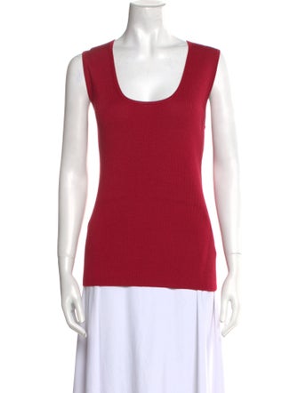 St. John Scoop Neck Sweater