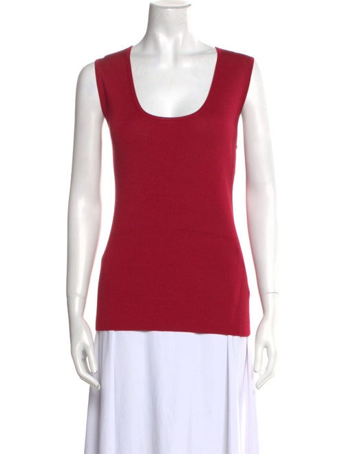 St. John Scoop Neck Sweater